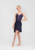 Wrap skirt OLIVERIA mesh, deep cobalt, M(48cm)