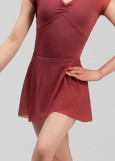 Wrap skirt OLIVERIA mesh, french rose, S(40cm)