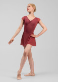 Wrap skirt OLIVERIA mesh, french rose, S(40cm)