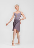 Wrap skirt OLIVERIA mesh, iris, M(48cm)
