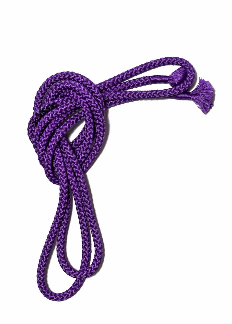 Rope for gymnastics SASAKI M-242 polyester, Violet (VI), 3m