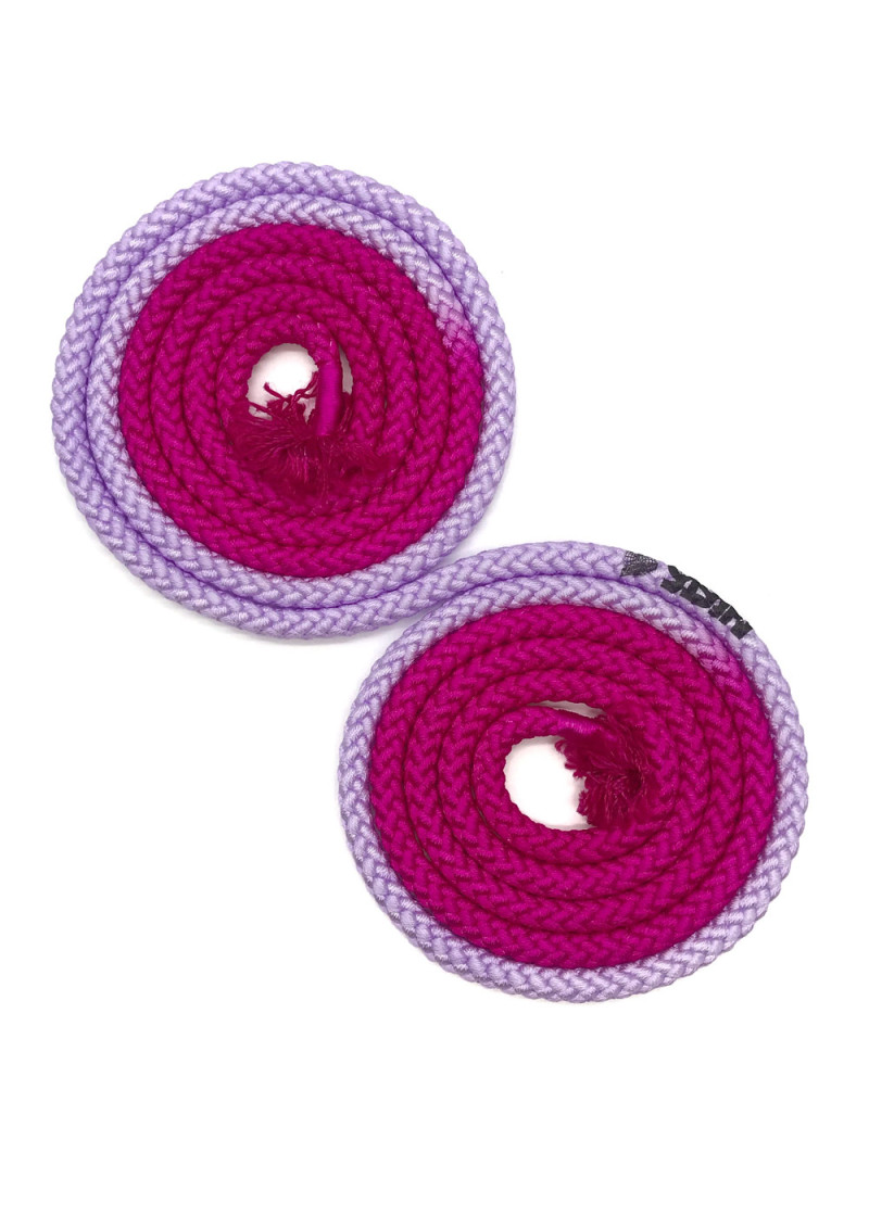 Rope for gymnastics SASAKI NEW FIG M-280TS, 3m nylon, Raspberry x Lavender (RSxLD), 3m