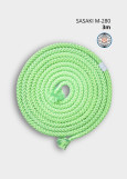 Rope for gymnastics SASAKI NEW FIG M-280, 3m nylon, Green (G), 3m