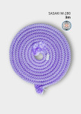 Rope for gymnastics SASAKI NEW FIG M-280, 3m nylon, Lavender (LD), 3m