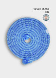 Rope for gymnastics SASAKI NEW FIG M-280, 3m nylon, Light-blue (LIBU), 3m