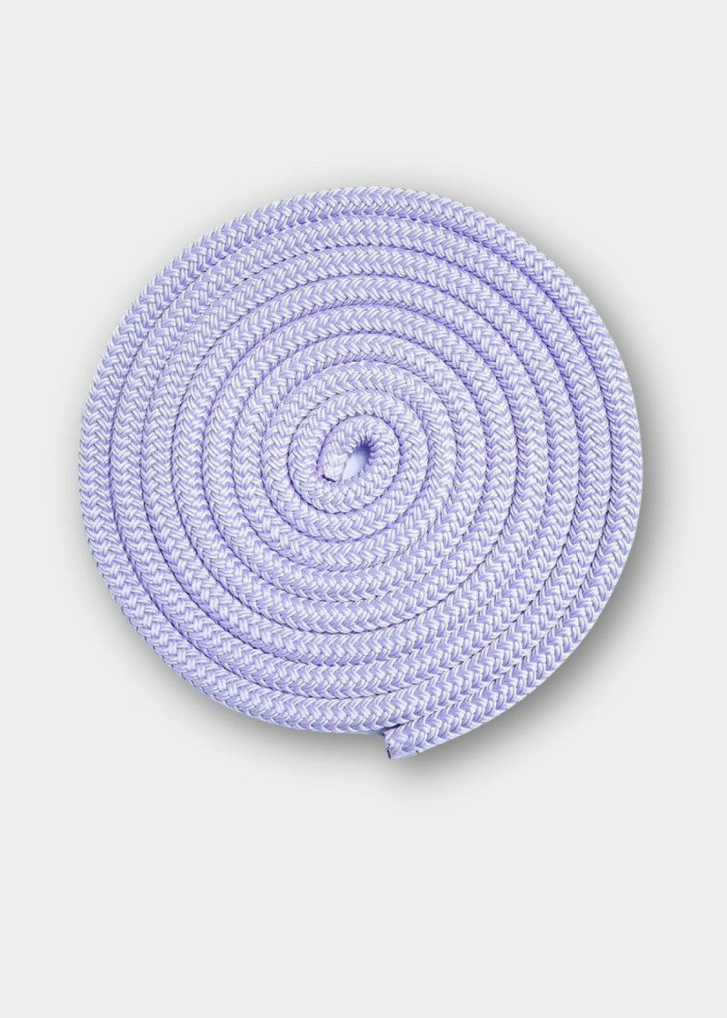 Rope for gymnastics SASAKI MJ-240, 2.5m polyester, Lavender (LD), 2.5m