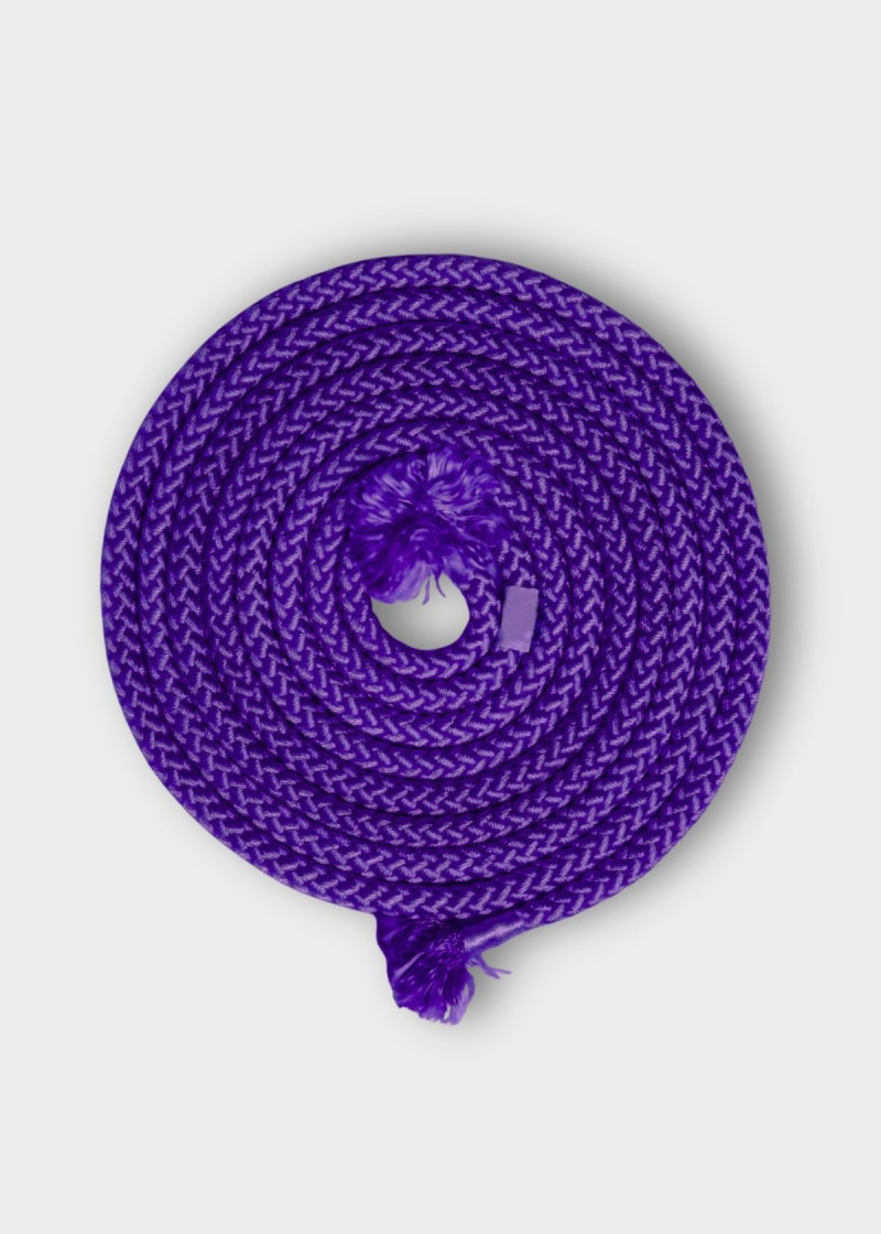 Rope for gymnastics SASAKI M-242 polyester, Violet (VI), 3m