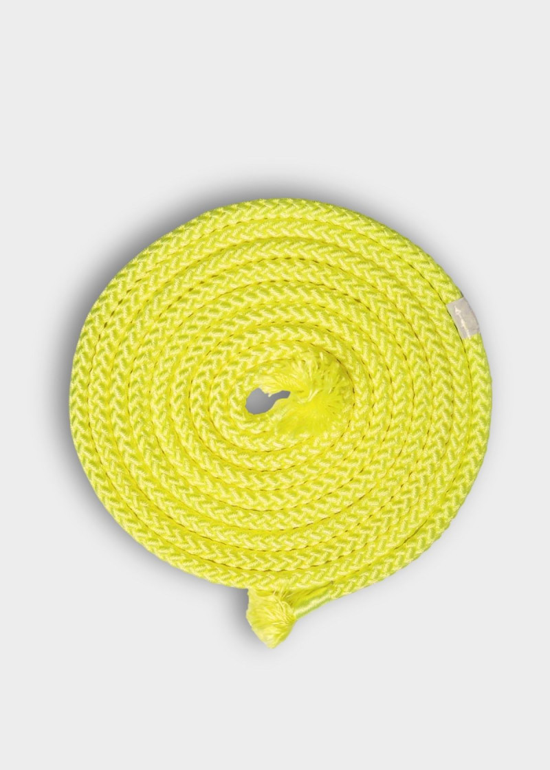 Скакалка M-242 полиэстер, Yellow (KEY), 3m