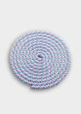 Rope for gymnastics SASAKI NEW FIG MJ-243, 2.5m polyester, LightBlue x LightPink (LIBUxLIP), 2.5m