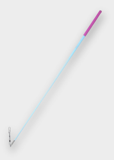 Stick for gymnastics SASAKI NEW FIG MJ-82, 50cm fiber glass, Aqua-blue x Pink (AQBUxP), 50cm