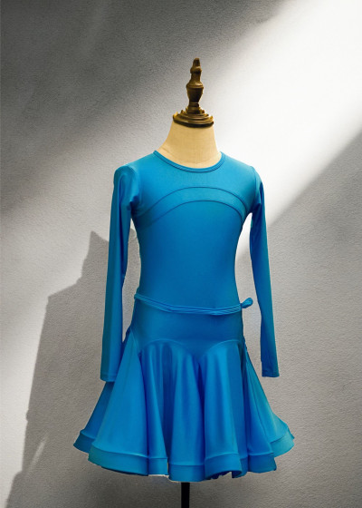 TRACY RATING dance rating dress by Grand Prix biflex, turquoise, 134cm