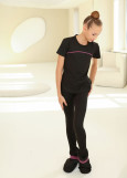 Low Top Warm Up Boots Grand Prix GP GALAXY black+pink, 35-36