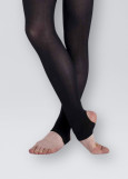 Ultra Hold stirrup tights Grand Prix nylon+spandex, black, 3