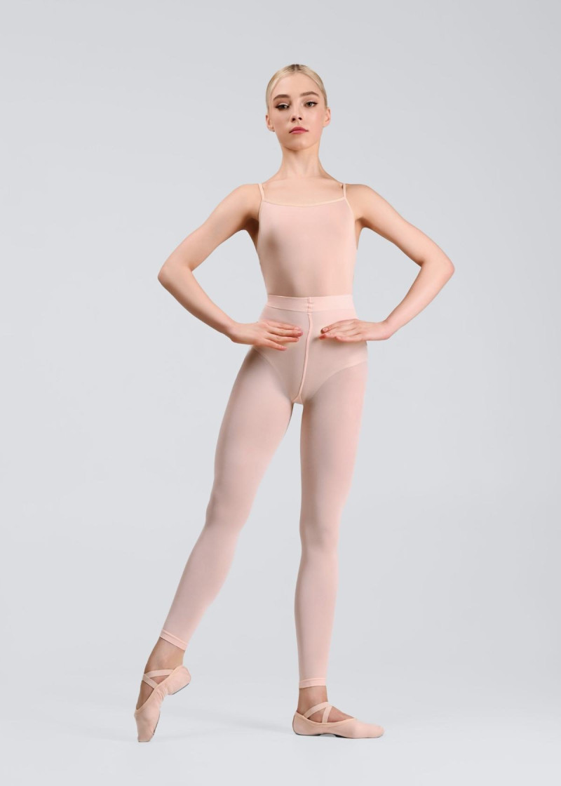 Трико Basic без стопы нейлон+спандекс, балетный розовый, L/XL