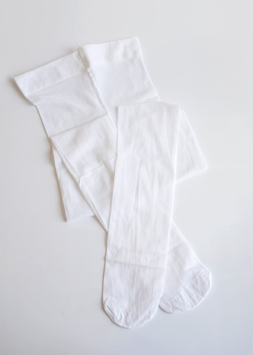 Children tights white, C