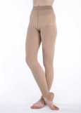 Stirrup dance tights, children polyamide+elastane, nude, L