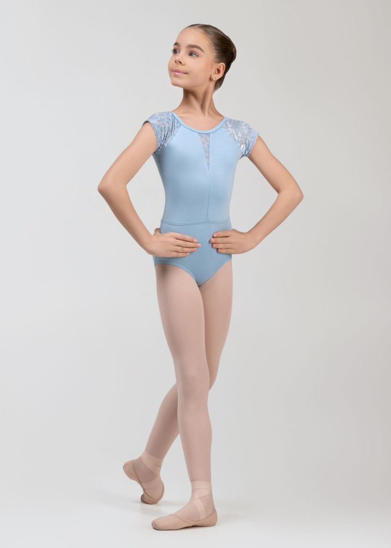 MINI MOVES - К-к КР KATIE, реглан микрополиамид+сетка флок, powder blue, 152см