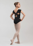 MINI MOVES - К-к КР, кокетка KIKI микрополиамид+сетка флок, black, 140см