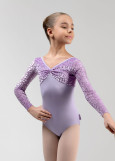 MINI MOVIES - К-к DANIELLE ДР, кокетка микрополиамид+сетка флок, lilac, 146см
