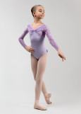 MINI MOVIES - К-к DANIELLE ДР, кокетка микрополиамид+сетка флок, lilac, 146см