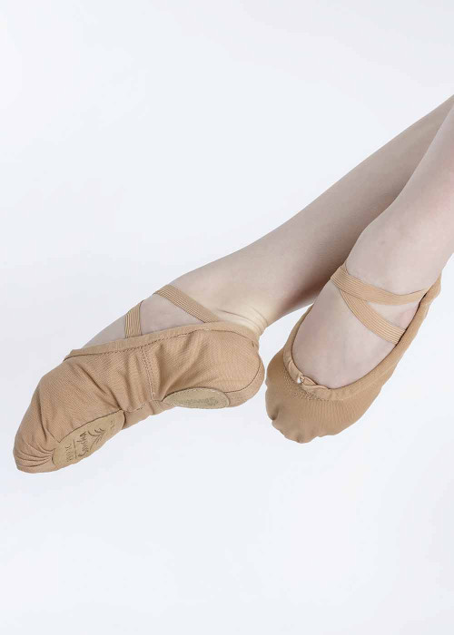 Ballet shoes SANSHA PRO canvas, nude, 16, M