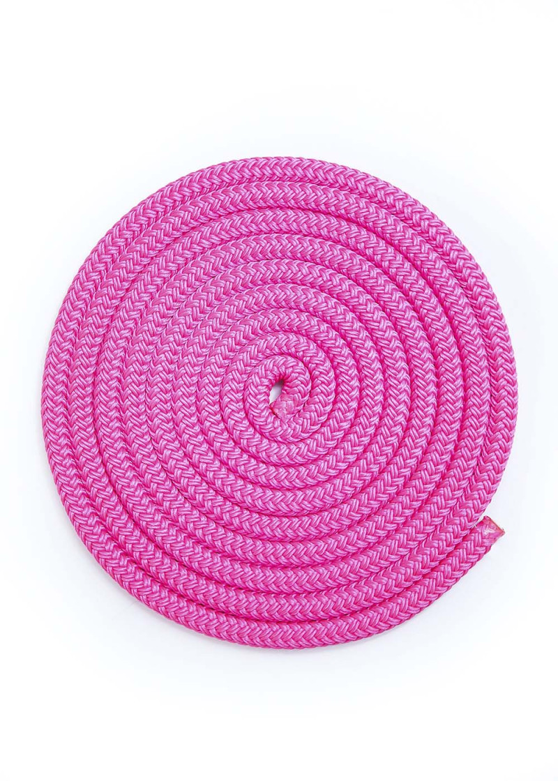 Rope for gymnastics SASAKI MJ-240, 2.5m polyester, Pink (P), 2.5m