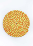 Rope for gymnastics SASAKI NEW FIG MJ-243, 2.5m polyester, Fluo-orange x Yellow (KEOxY), 2.5m