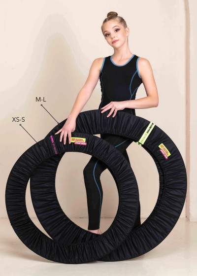 Hoop cover by Grand Prix black+pink, XS-S