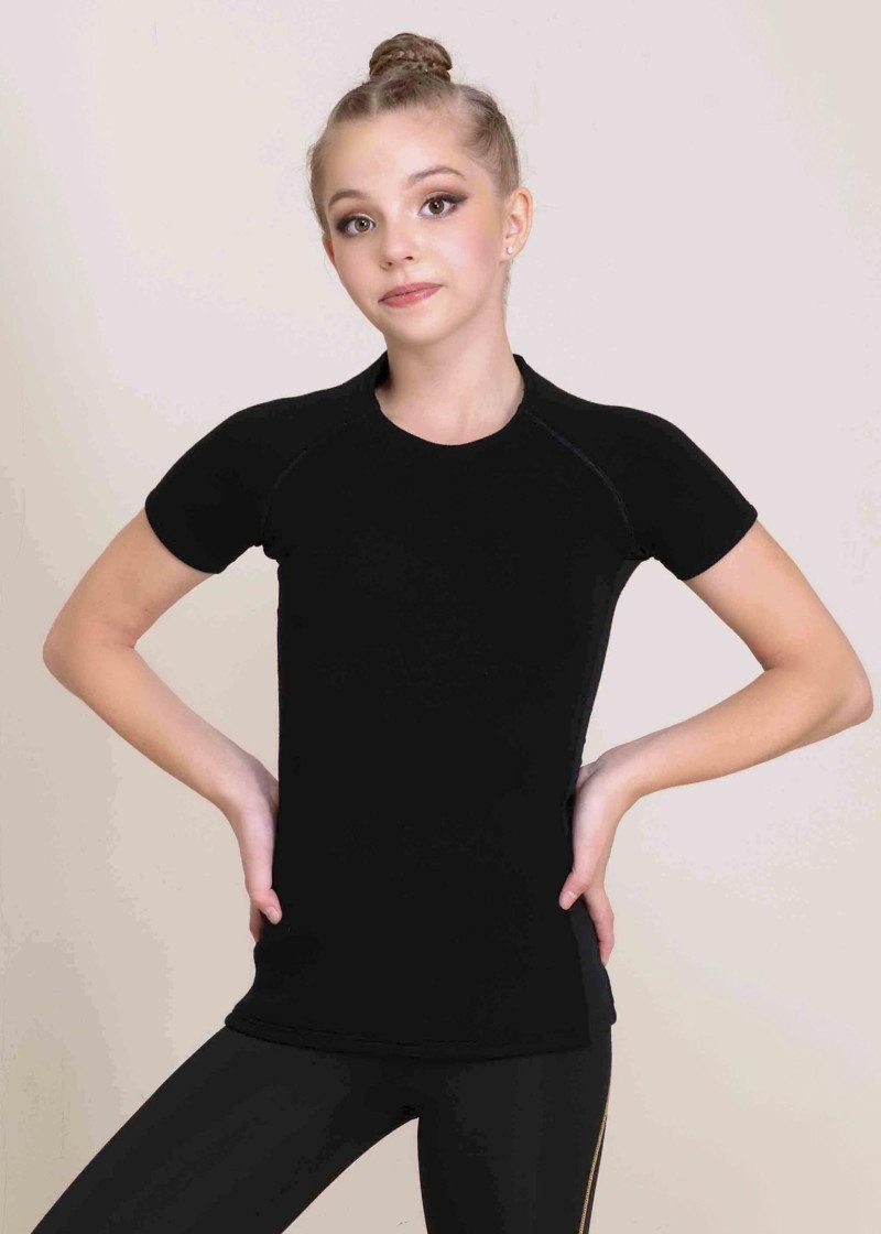 ELARA Neoprene T-shirt by Grand Prix neoprene, black, XS