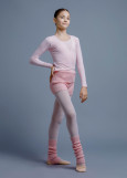 Leg Warmers Grand Prix wool mixture, light pink, 40cm