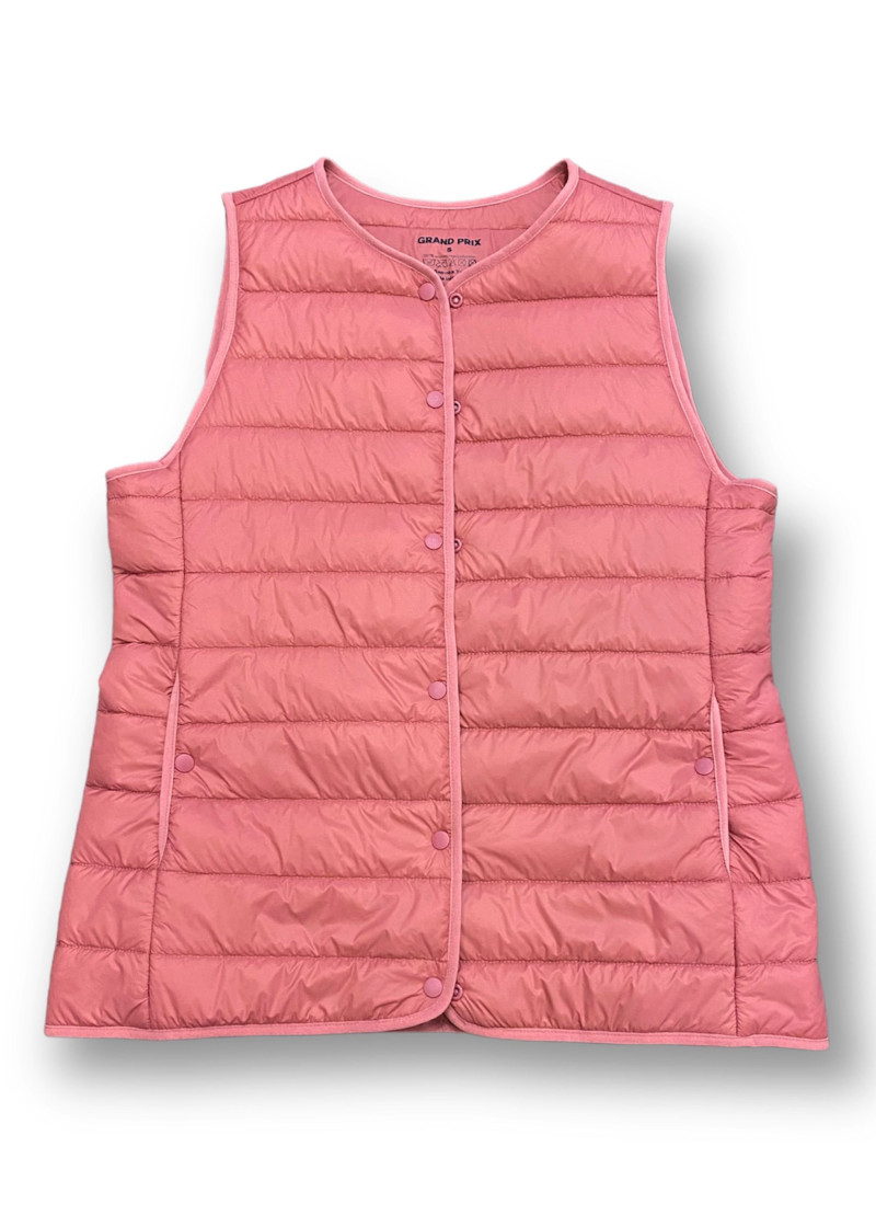 LESSON Warm-up vest by Grand Prix 100%polyester, dusty rose, 152cm