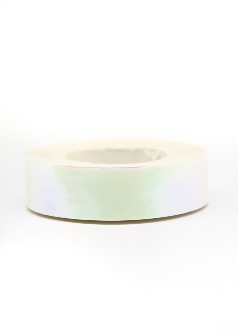 Laser Tape Pink - White