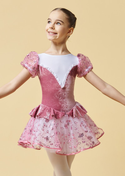 Costume Grand Prix CHILL 90%polyamide, 10%elastane, light amerthyst, 134cm