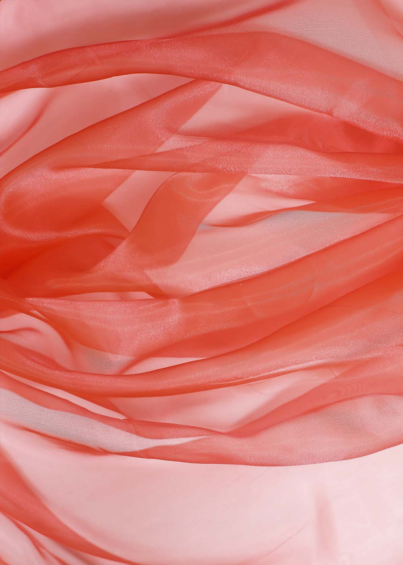 Crystal Organza 100%polyester, coral, 1.5m