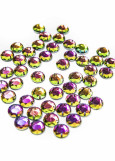 Sew on acrylic rhinestone Elizabeth ROUND 12 Crystal Vitrail Medium