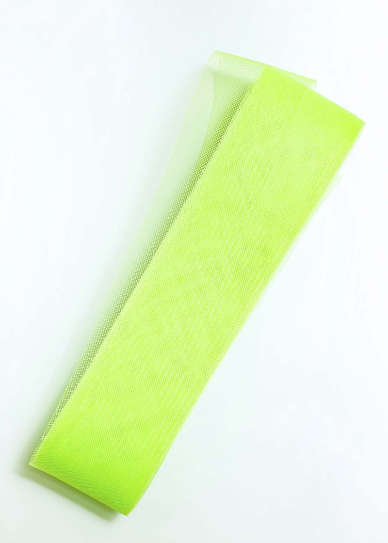 Braid crinoline 100%polyester, lime green, 10