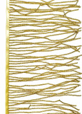 Bead lace gold, 30cm