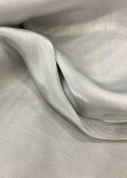 Metallic organza 100%polyester, Silver, 1.5m