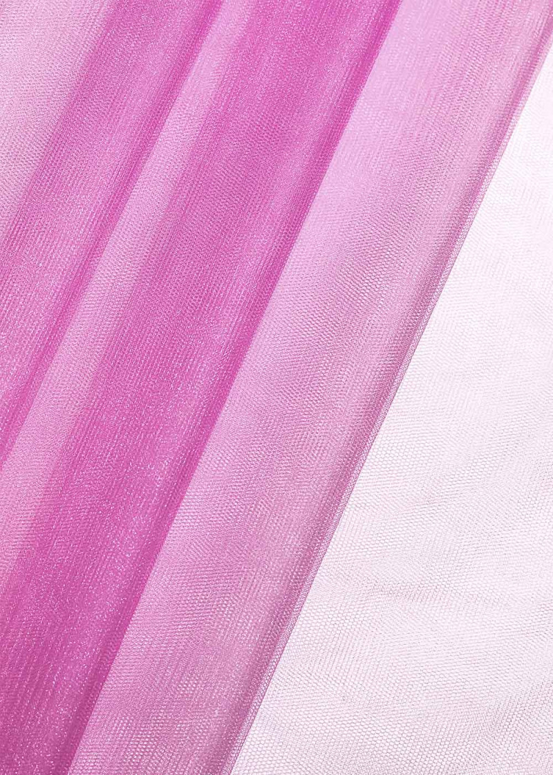 Soft tulle 100%nylon, pink lilac, 1.7m