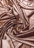 Velvet GLOSS 90%polyamide, 10%elastane, brown, 1.6m