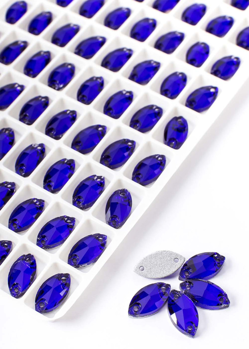 Sew on rhinestones Elizabeth NAVETTE 12 Cobalt