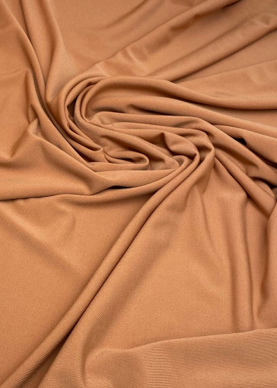 Crepe CHRISANE CLOVER 90%polyester, 10%elastane, Cappuccino (CC), 1.5m