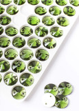 Sew on rhinestones Elizabeth RIVOLI 10 Peridot