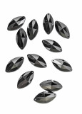 Sew on acrylic rhinestone Elizabeth NAVETTE 12 Jet Hematite