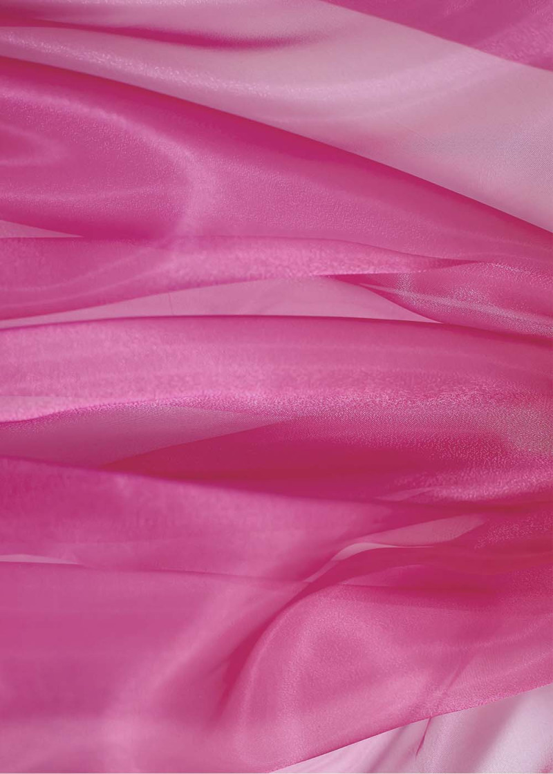 Crystal Organza 100%polyester, fuchsia, 1.5m