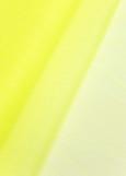 Semi stiff tulle 100%nylon, fluorescent citrone, 1.5m