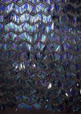 Sequin on net EMELLY 60%polyamide, 40%elastane, dark violet, 1.2m