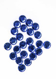 Sew on acrylic rhinestone Elizabeth ROUND 12 Sapphire