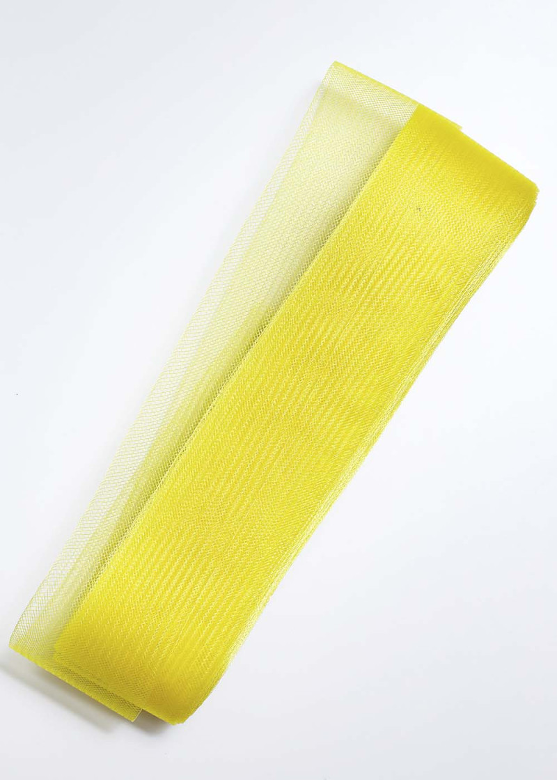 Braid crinoline 100%polyester, lemon, 2