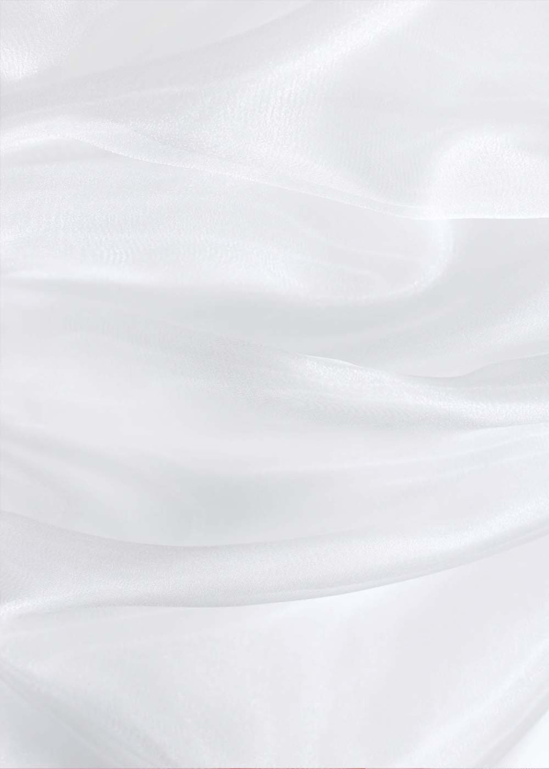 Crystal Organza 100%polyester, white, 1.5m